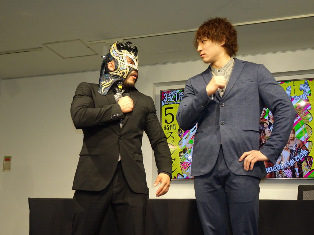 【記者会見】元WWEサムライ・デル・ソルが3・21後楽園での上野勇希戦にワクワク!「誰が一番の“ウエノ”か決めたい」 DDT Pro