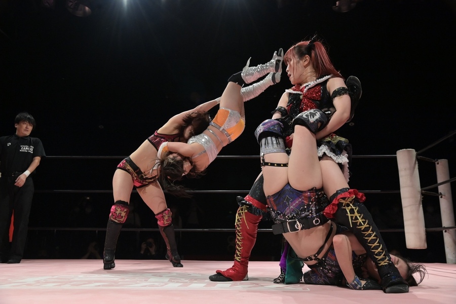 Miyu Yamashita, Marika Kobashi, Maki Itoh, Hikari Noa, TJPW