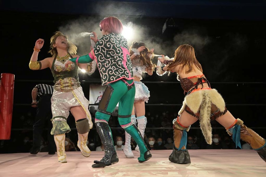 Yuka, Mizuki, Shoko, Hyper Misao, TJPW
