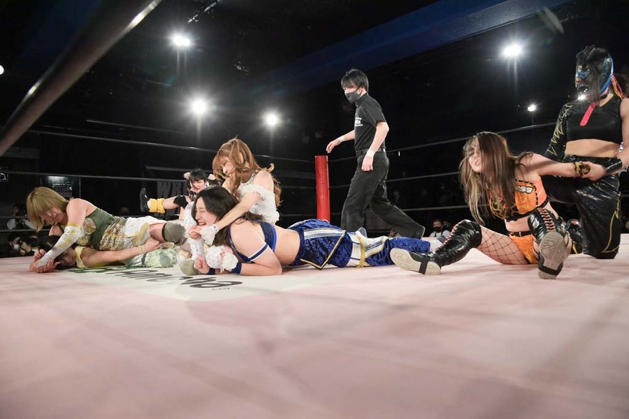 Yuka Sakazaki, Mahiro Kiryu, Mizuki, Marika Kobashi, Raku, Kaya toribami TJPW