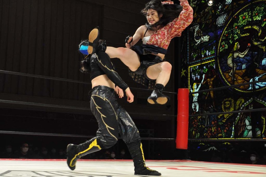 Moka Miyamoto calf kick