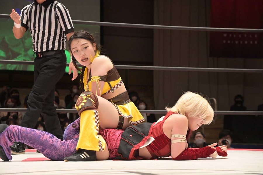 TJPW Himawari debut Single Leg Boston Crab Yuki Aino